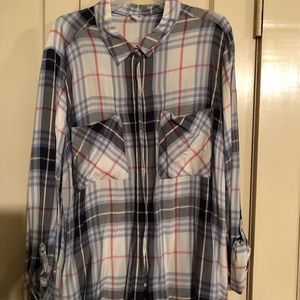 LONG SLEEVE BUTTON UP CAUSAL SHIRT